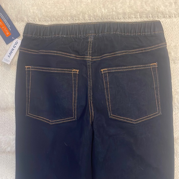 Old Navy built in flex jeans denim joggers pull on dark wash boys size 14–16 XL - Picture 9 of 16